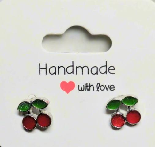 🍒 Cherry Delight Stud Earrings