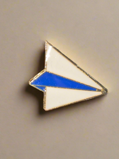 Paper Airplane Pin