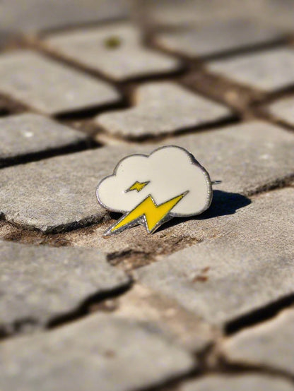 Lightning Cloud Pin