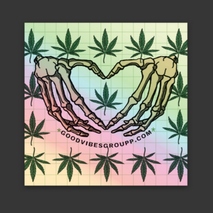 Rainbow Stoner Love Stickers