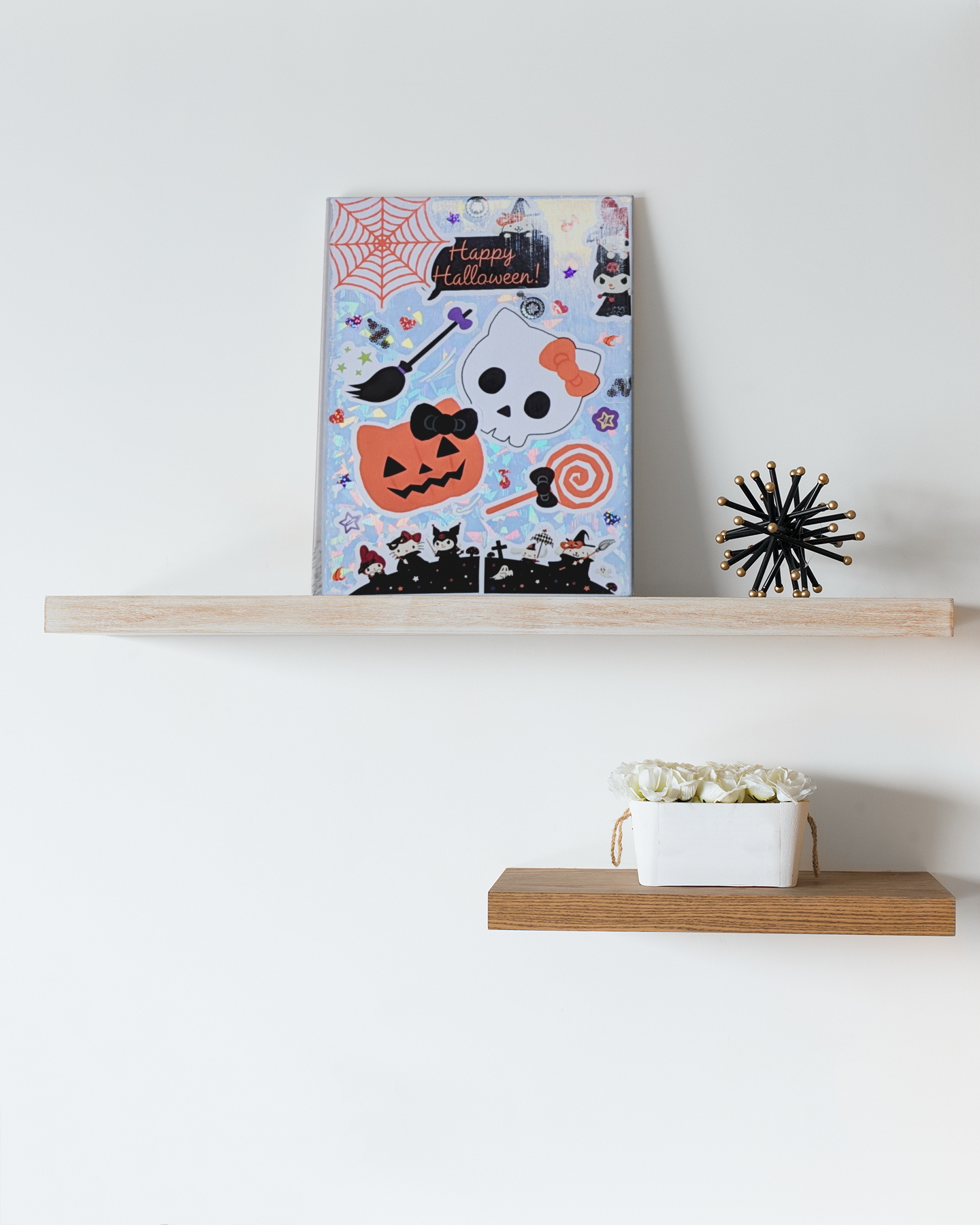 Kawaii Halloween Canvas Art Piece 🎶