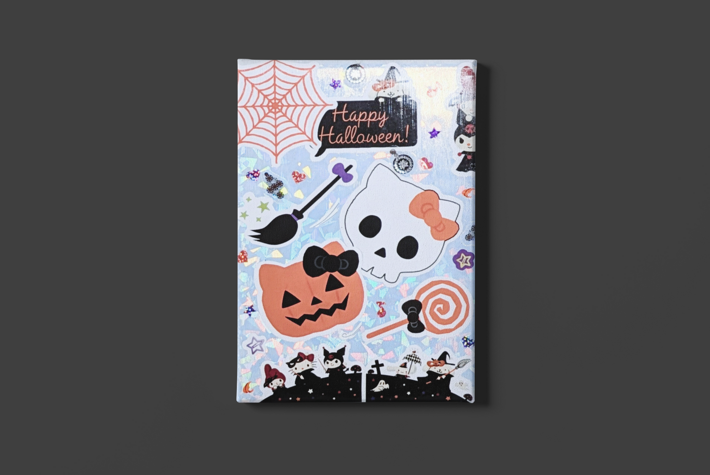 Kawaii Halloween Canvas Art Piece 🎶