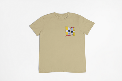 Faded Yellow Bart Simpsons Halloween T-Shirt 💀