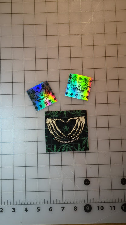 Rainbow Stoner Love Stickers